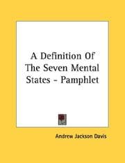 Tapa de A Definition Of The Seven Mental States - Pamphlet