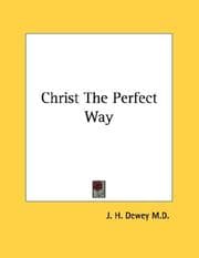 Tapa de Christ The Perfect Way