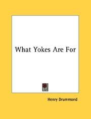 Tapa de What Yokes Are For
