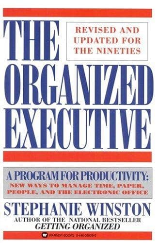Tapa de The organized executive