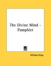 Tapa de The Divine Mind - Pamphlet