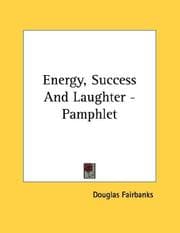 Tapa de Energy, Success And Laughter - Pamphlet