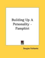 Tapa de Building Up A Personality - Pamphlet