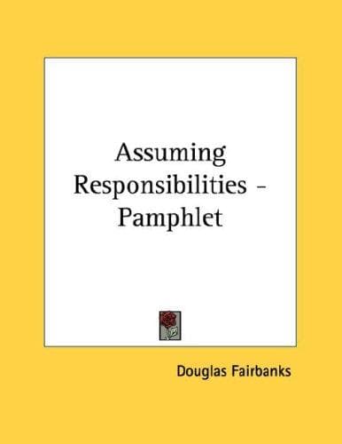 Tapa de Assuming Responsibilities - Pamphlet