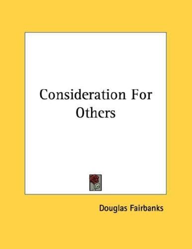 Tapa de Consideration For Others