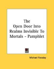Tapa de The Open Door Into Realms Invisible To Mortals - Pamphlet