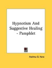 Tapa de Hypnotism And Suggestive Healing - Pamphlet