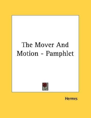 Tapa de The Mover And Motion - Pamphlet
