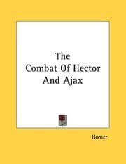 Tapa de The Combat Of Hector And Ajax