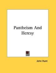 Tapa de Pantheism And Heresy