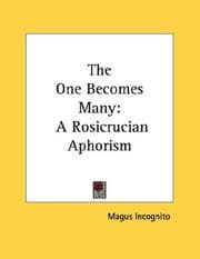 Tapa de The One Becomes Many