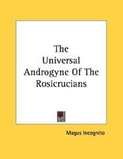 Tapa de The Universal Androgyne Of The Rosicrucians
