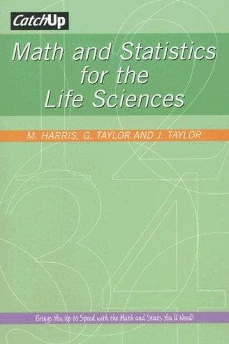 Tapa de Math and Statistics for the Life Sciences