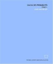 Tapa de Calcul des probabilités