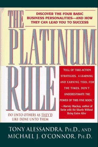 Tapa de The platinum rule