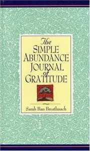 Tapa de The simple abundance : journal of gratitude