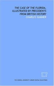 Tapa de The Case of the Florida, illustrated by precedents from British history