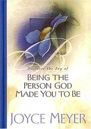 Tapa de Discover the Joy of Being the Person God Made You to Be