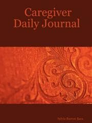 Tapa de Caregiver Daily Journal
