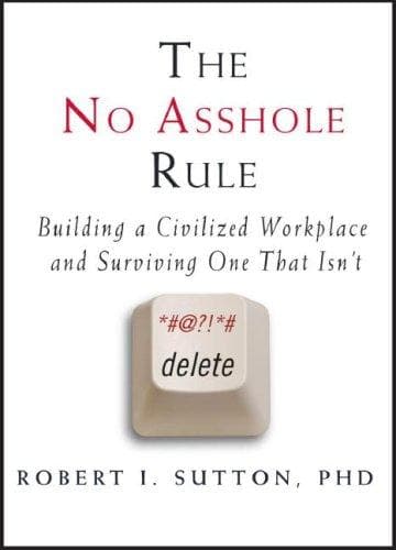Tapa de The No Asshole Rule