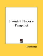 Tapa de Haunted Places - Pamphlet