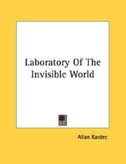 Tapa de Laboratory Of The Invisible World