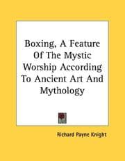 Tapa de Boxing, A Feature Of The Mystic Worship According To Ancient Art And Mythology
