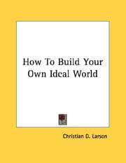 Tapa de How To Build Your Own Ideal World