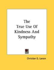 Tapa de The True Use Of Kindness And Sympathy