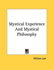 Tapa de Mystical Experience And Mystical Philosophy