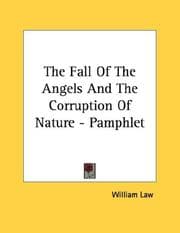 Tapa de The Fall Of The Angels And The Corruption Of Nature - Pamphlet