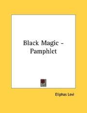 Tapa de Black Magic - Pamphlet