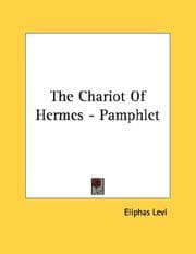Tapa de The Chariot Of Hermes - Pamphlet