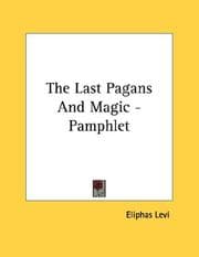 Tapa de The Last Pagans And Magic - Pamphlet