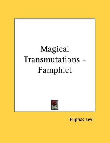 Tapa de Magical Transmutations - Pamphlet