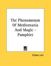 Tapa de The Phenomenon Of Mediomania And Magic - Pamphlet
