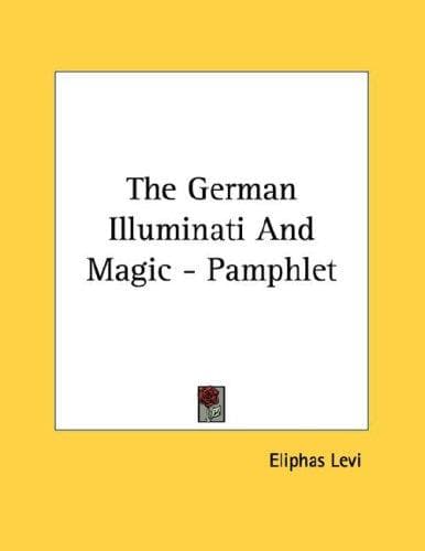 Tapa de The German Illuminati And Magic - Pamphlet