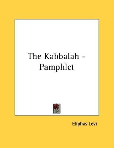Tapa de The Kabbalah - Pamphlet