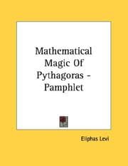 Tapa de Mathematical Magic Of Pythagoras - Pamphlet