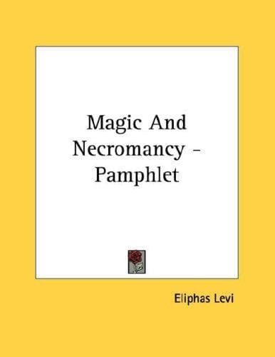 Tapa de Magic And Necromancy - Pamphlet