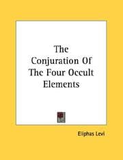 Tapa de The Conjuration Of The Four Occult Elements