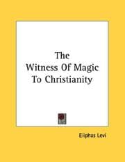 Tapa de The Witness Of Magic To Christianity