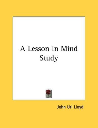 Tapa de A Lesson In Mind Study