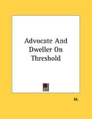 Tapa de Advocate And Dweller On Threshold