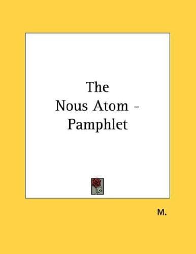 Tapa de The Nous Atom - Pamphlet