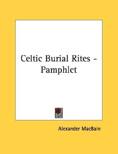 Tapa de Celtic Burial Rites - Pamphlet
