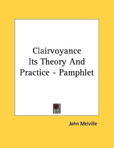 Tapa de Clairvoyance Its Theory And Practice - Pamphlet