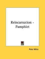Tapa de Reincarnation - Pamphlet