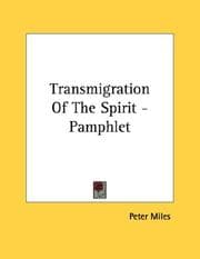 Tapa de Transmigration Of The Spirit - Pamphlet