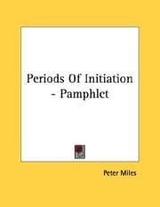 Tapa de Periods Of Initiation - Pamphlet